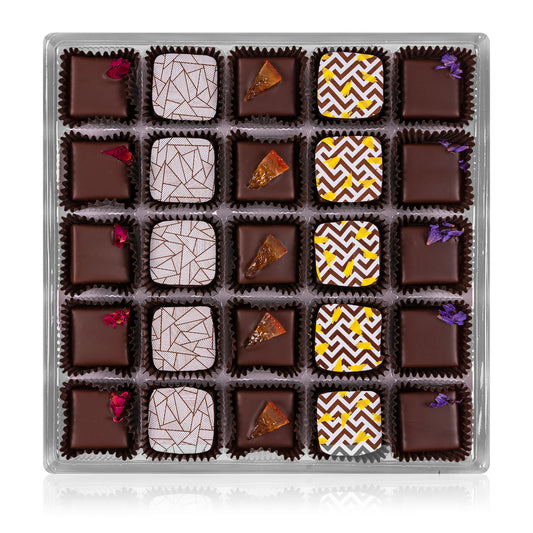 Truffle Collection Cocoa Pod Window Gift Box - 25pc