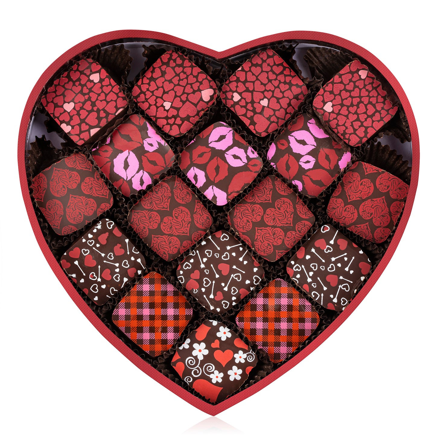 Black Heart-Shape Box with Chocolate & Eternal Roses ~ Caja de corazon –  truulovecf